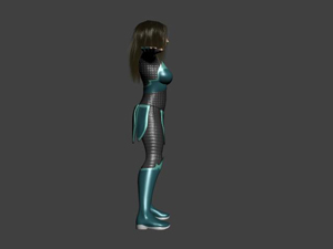 Rime 3D Character Side